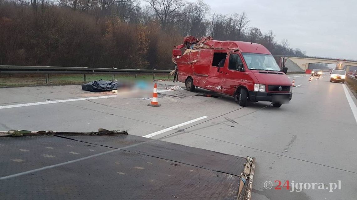 Tragiczny wypadek na A4. Ciało rozrzucone na jezdni