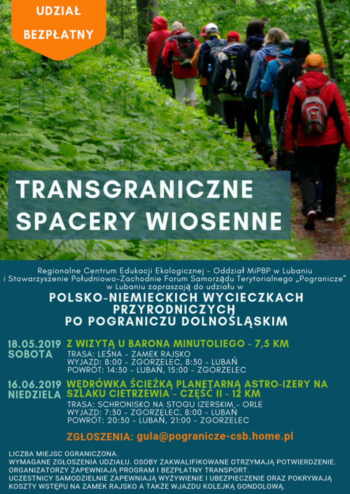 Transgraniczne spacery wiosenne 2019