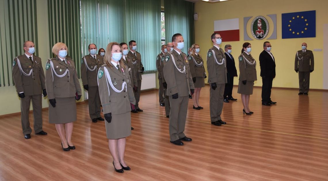 Uroczysta zbiórka w Ośrodku Szkoleń Specjalistycznych Straży Granicznej