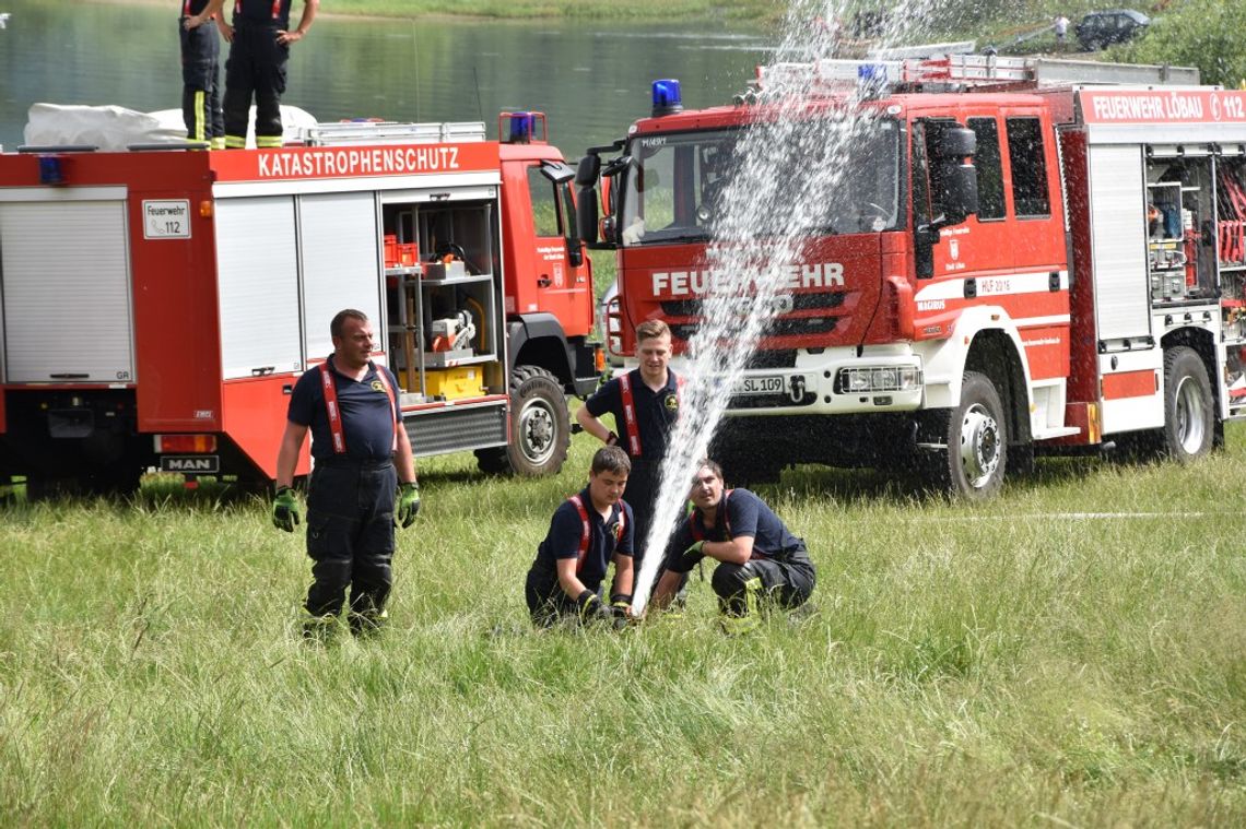 "WIELKA WODA 2019". Niemiecko- polskie ćwiczenia straży pożarnych