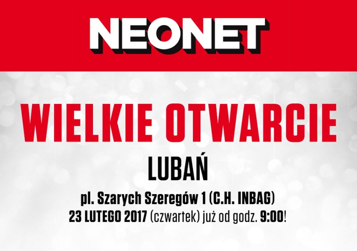 Wielkie Otwarcie NEONET w Lubaniu