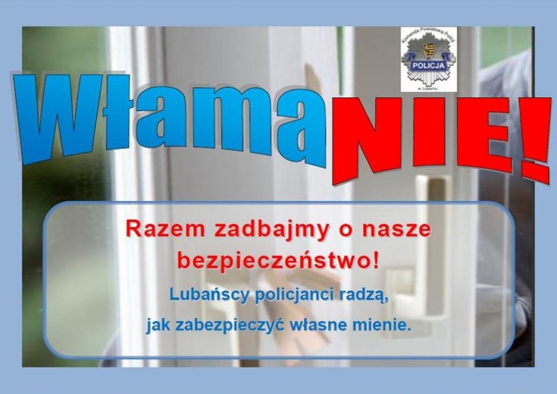 Włamaniom mówimy NIE!