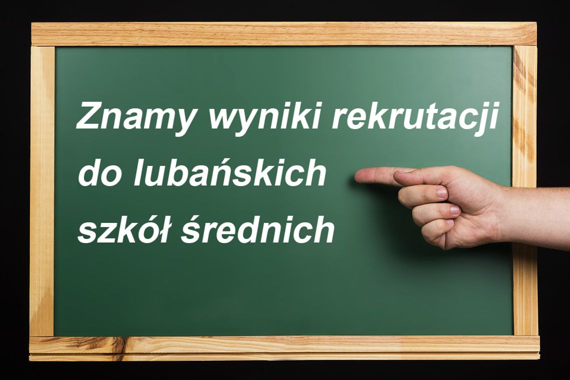 Wyniki rekrutacji w lubańskich szkołach średnich
