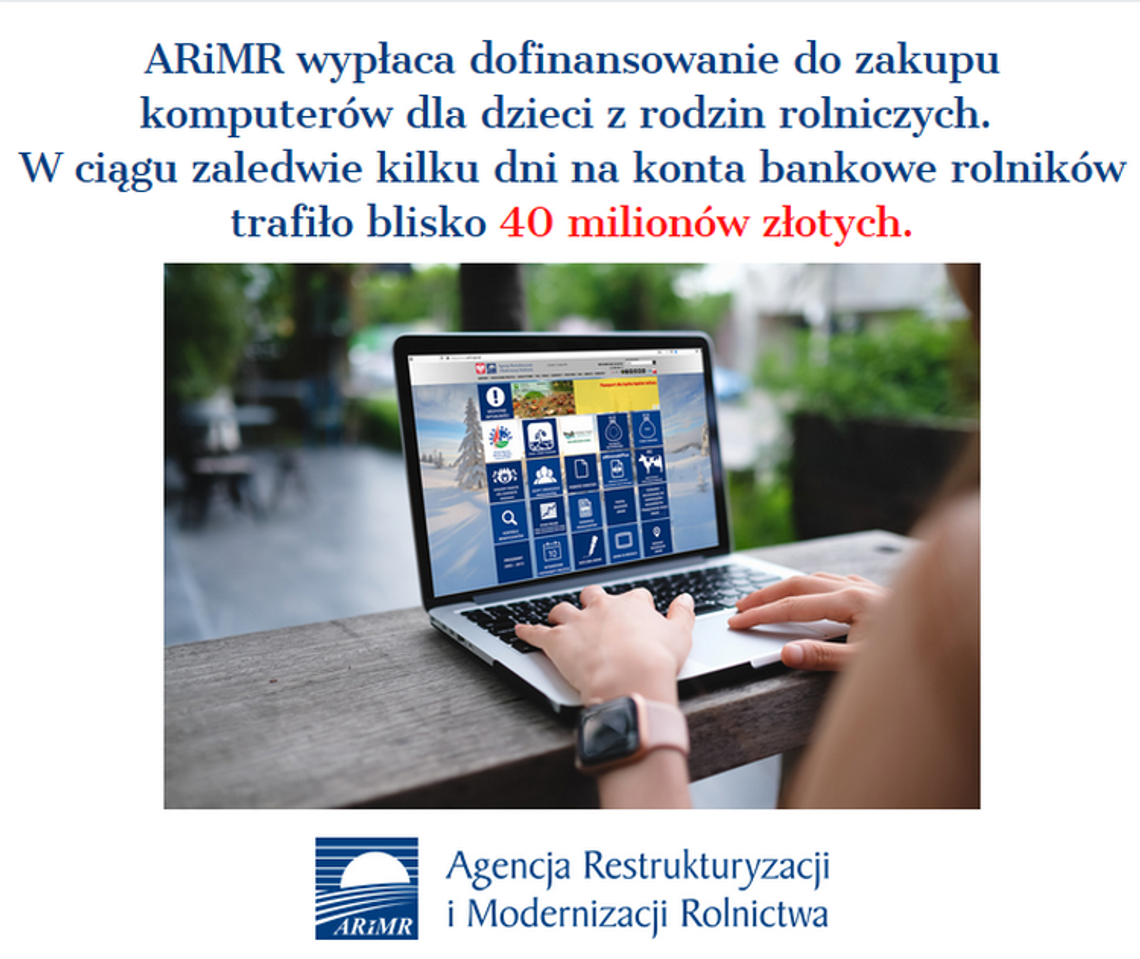 Wypłacają dopłaty na komputery