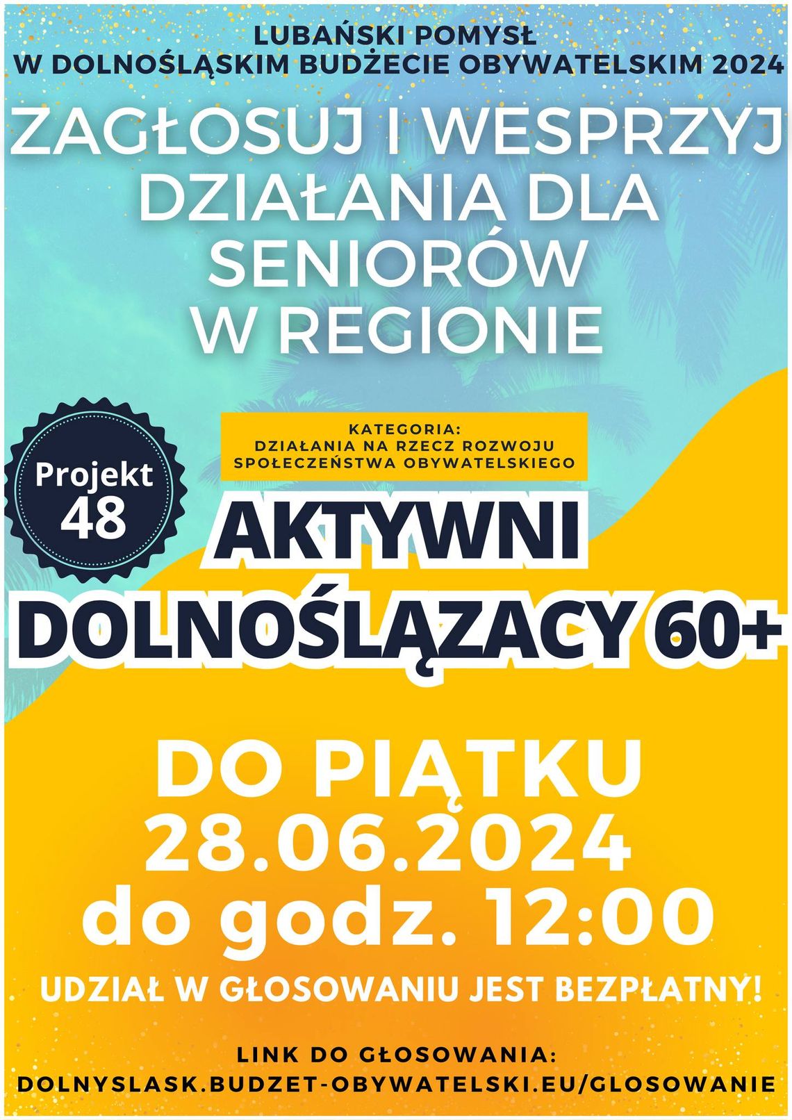 Zagłosuj na lubański pomysł w Dolnośląskim Budżecie Obywatelskim