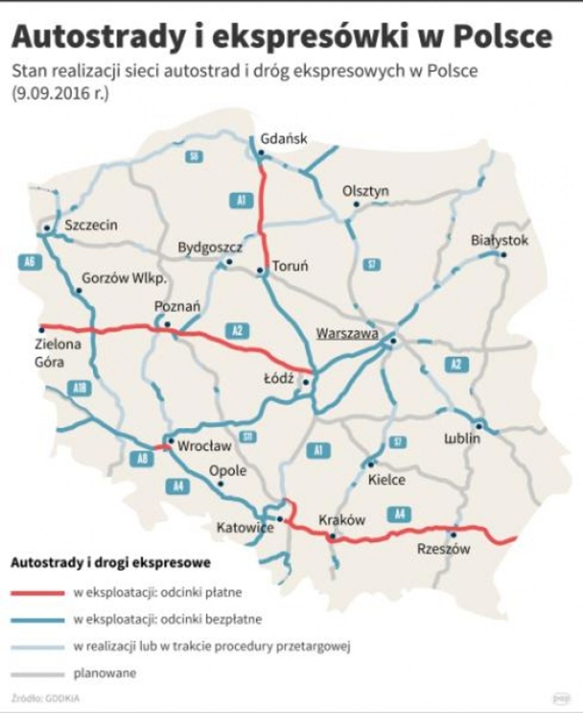 Zapłacimy za przejazdy niektórymi odcinkami ekspresówek