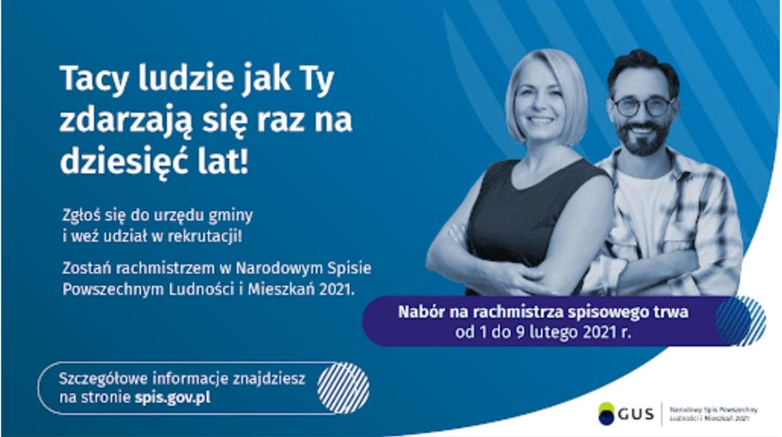 Zostań rachmistrzem Narodowego Spisu Powszechnego