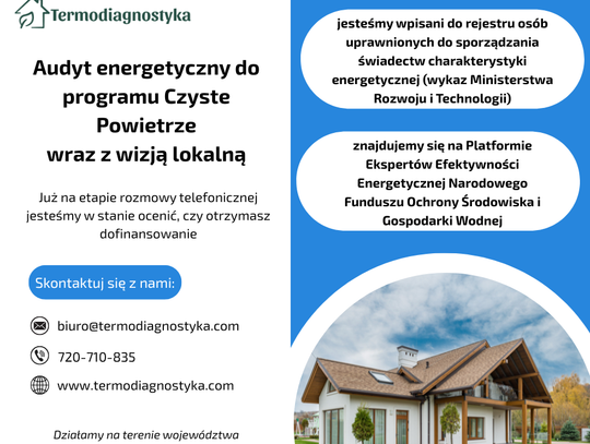 Audyt energetyczny - Czyste Powietrze