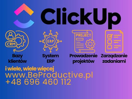 Wdrożenia ClickUp i cyfryzacja procesów w firmie