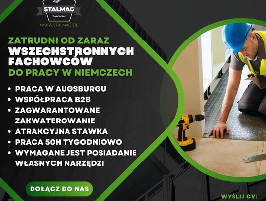 Złota Rączka / Fachowiec / Praca w Niemczech