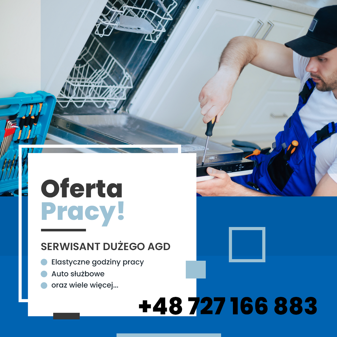 Poszukujemy montera dużego AGD Poszukujemy montera dużego AGD