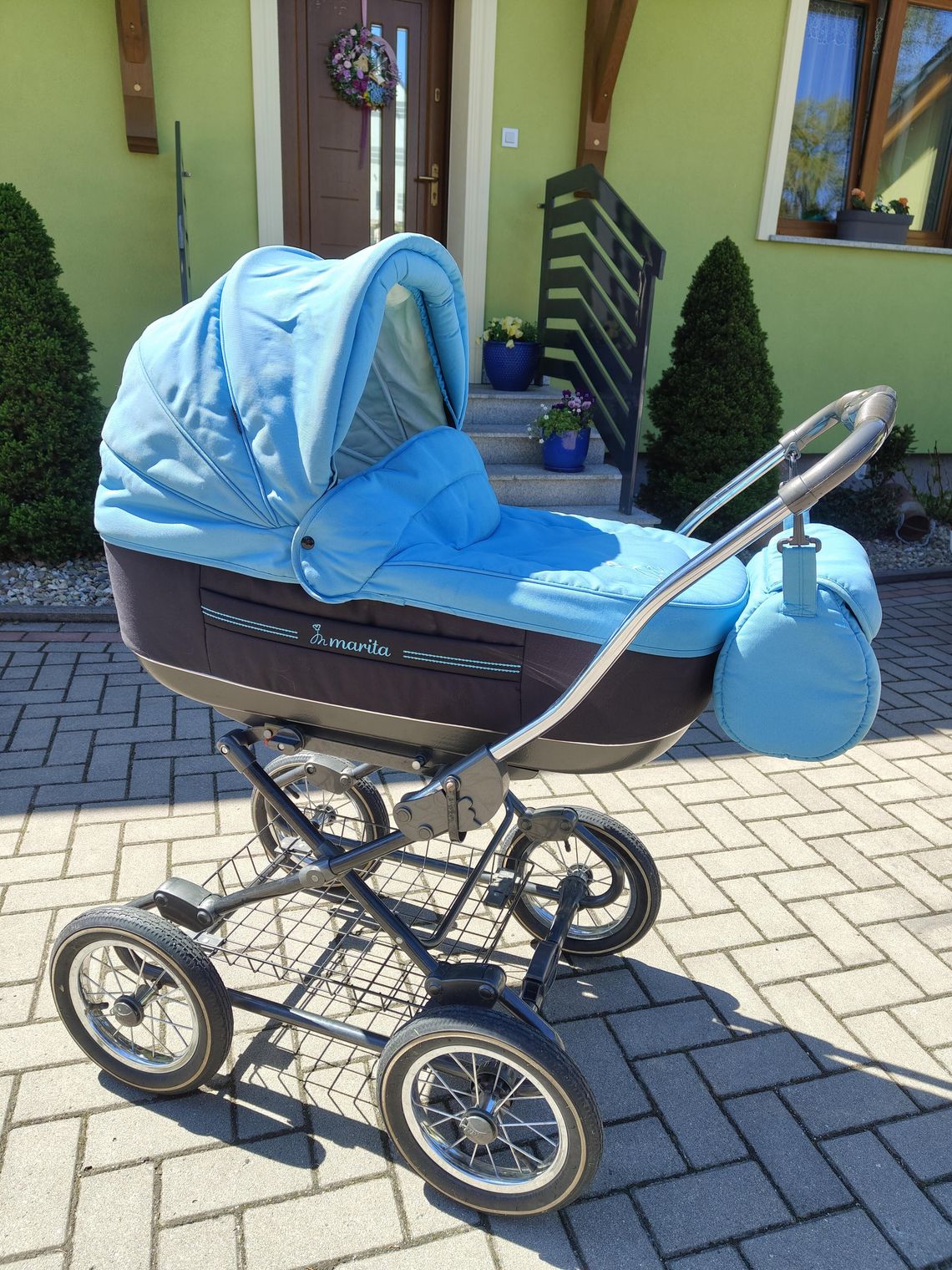 Wózek Roan Marita, fotelik samochodowy, śpiwór, moskitiera Wózek Roan Marita, fotelik samochodowy, śpiwór, moskitiera