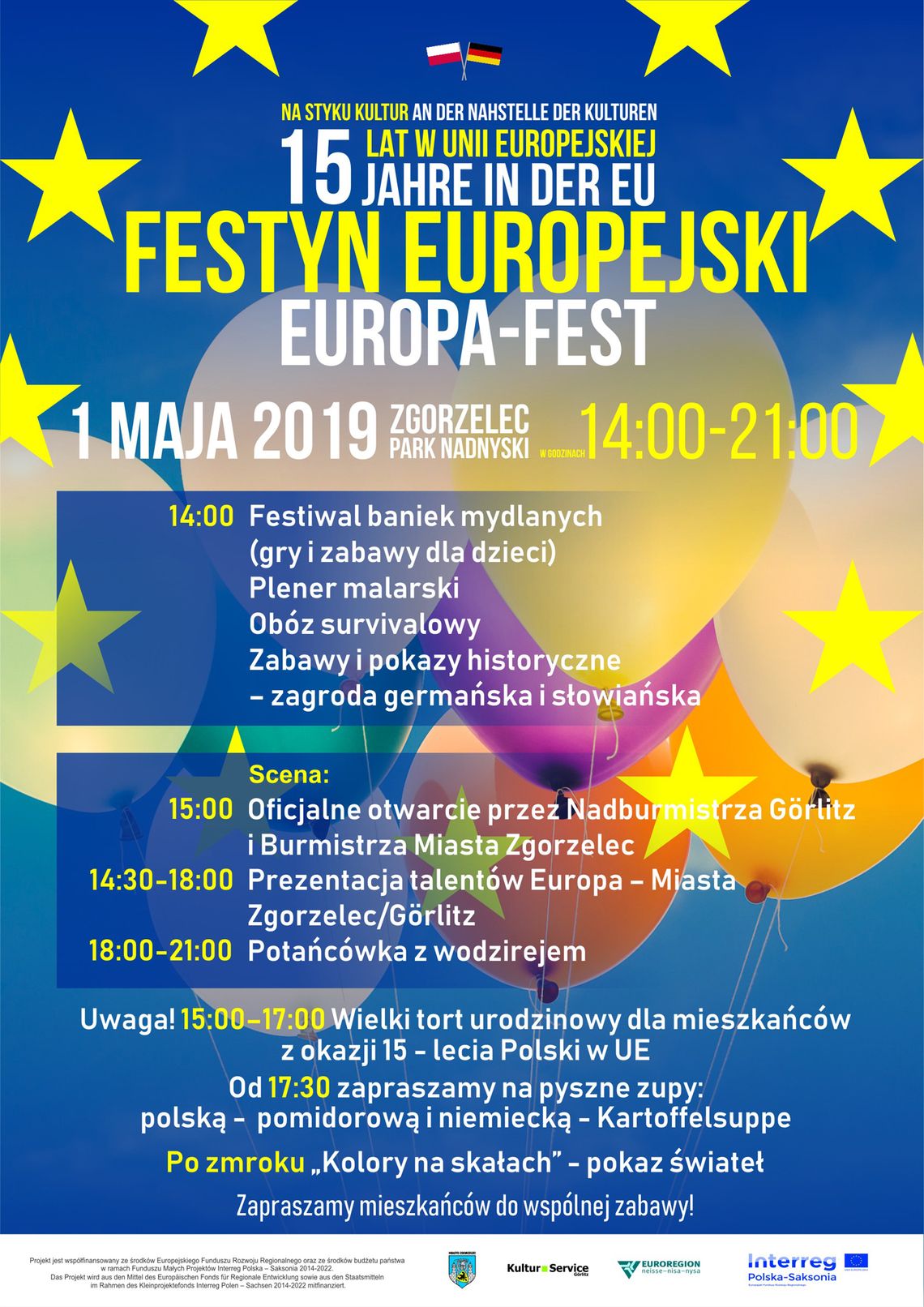 Festyn Europejski – Na Styku Kultur - 15 lat w europejskiej rodzinie