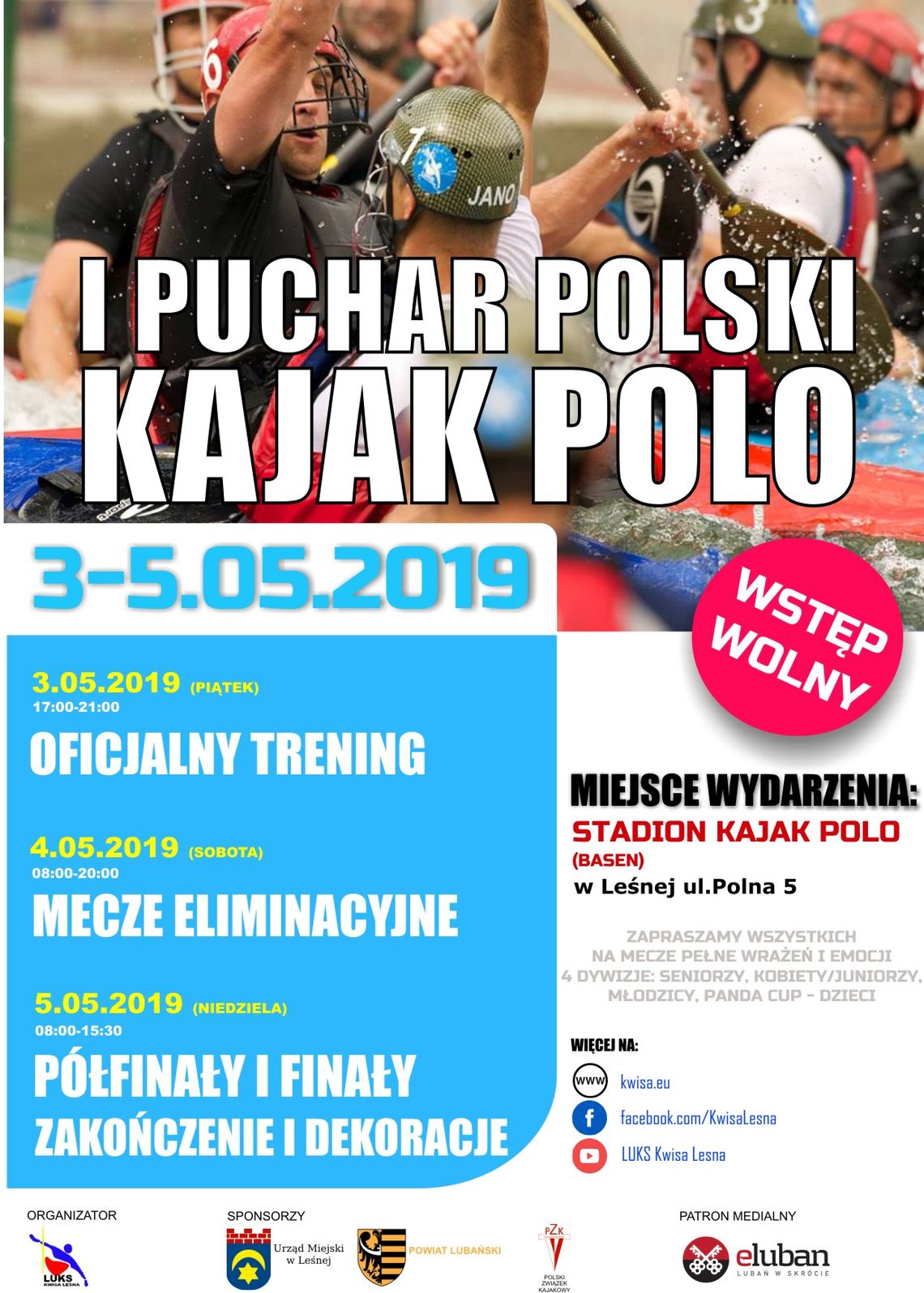 I Puchar Polski w Kajak Polo