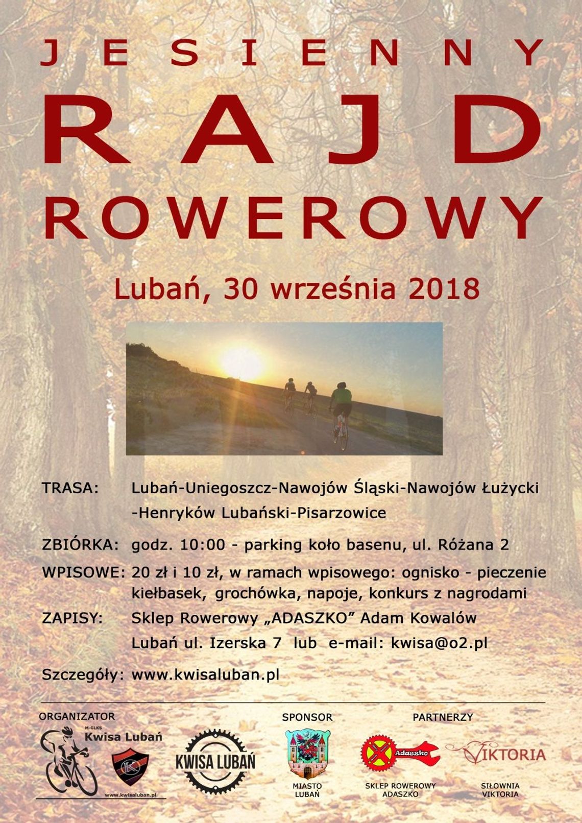 Jesienny Rajd Rowerowy 2018