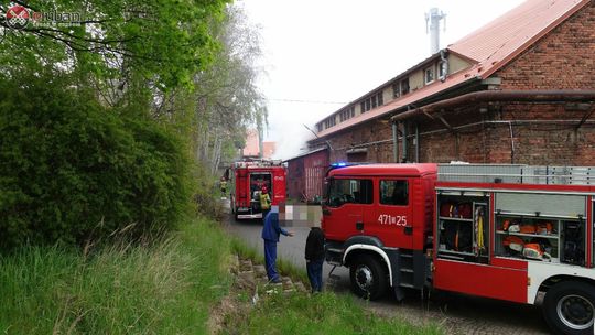Pożar w zakładzie produkcyjnym Agromet ZEHS Lubań