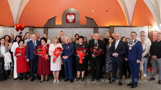 Lubań. Trzy złote pary odebrały życzenia i medale