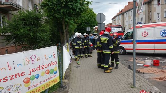 Kolizja na Osiedlu Piastów