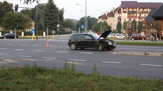 Wypadek obok Netto