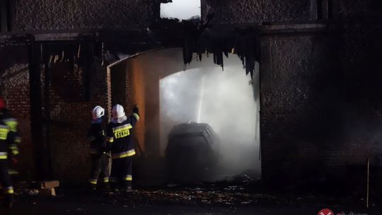 Potężny pożar w Siekierczynie