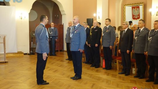 Uroczyste obchody Święta Policji w Lubaniu