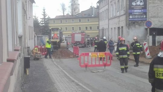 Poważny wyciek gazu w centrum Gryfowa