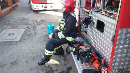 Pożar budynku mieszkalnego na Starolubańskiej