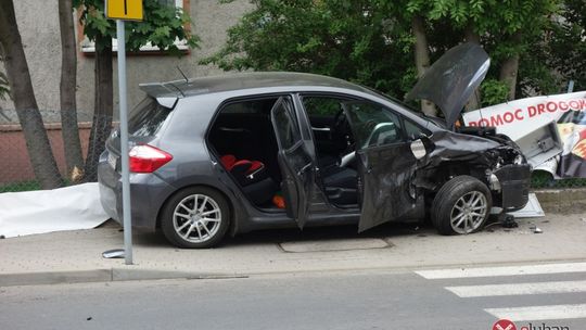 Kolizja na Osiedlu Piastów