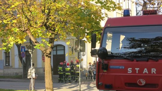 Alarm bombowy w Urzędzie Skarbowym