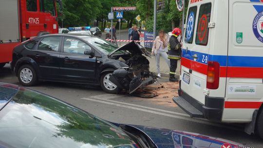 Kolizja na Osiedlu Piastów