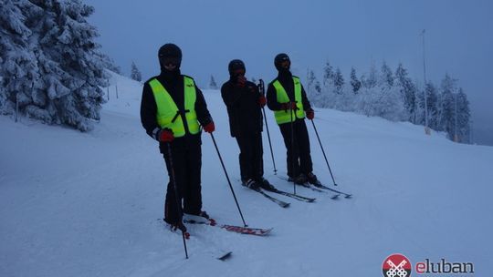 Śnieżny patrol policji