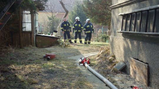 Omal nie zginął w płomieniach