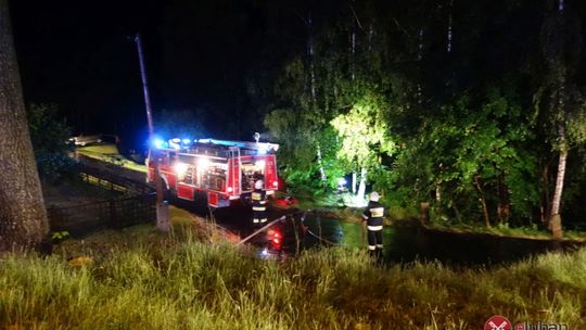 Uderzenie pioruna przyczyną pożaru.