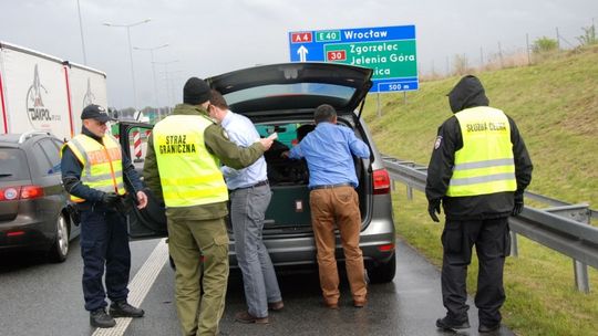 Ćwiczenia na autostradzie A4