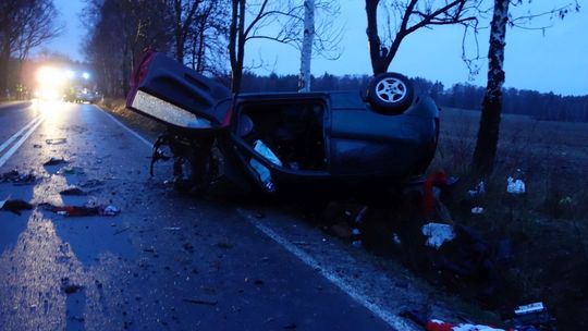 Groźny wypadek na łączniku do autostrady