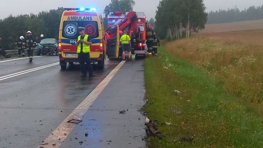 Czołowe zderzenie w Rybnicy