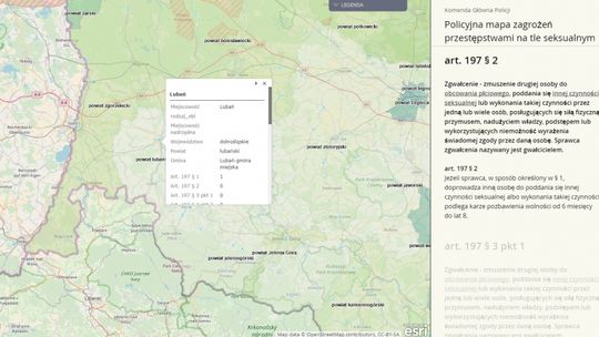 Lista gwałcicieli i pedofilów dostępna w internecie