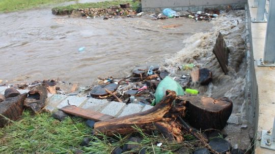 Oberwanie chmury nad Olszyną