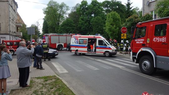 Kolizja na Osiedlu Piastów