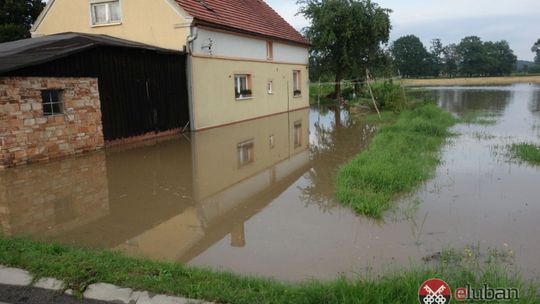 Oberwanie chmury nad Olszyną