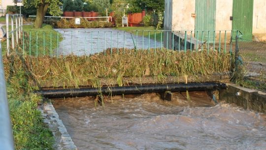 Oberwanie chmury nad Olszyną