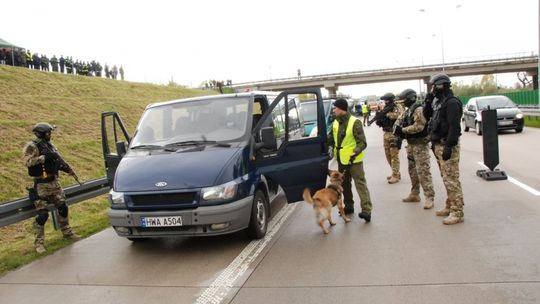 Ćwiczenia na autostradzie A4