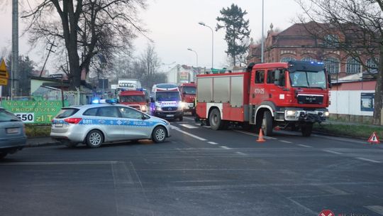 Potrącenie na Warszawskiej