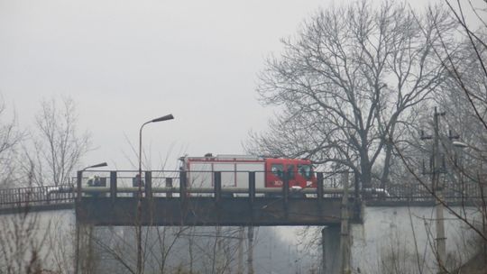 Uszkodzony gazociąg w Olszynie