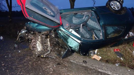 Groźny wypadek na łączniku do autostrady