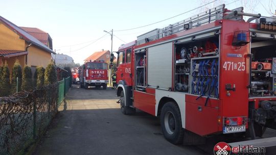 Pożar budynku mieszkalnego na Starolubańskiej