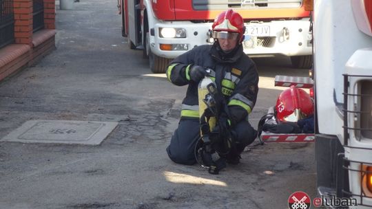 Pożar budynku mieszkalnego na Starolubańskiej