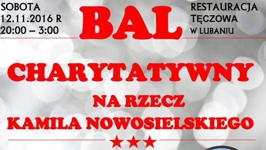 Bal charytatywny na rzecz Kamila Nowosielskiego