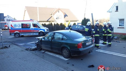 Kolizja na ulicy Leśnej