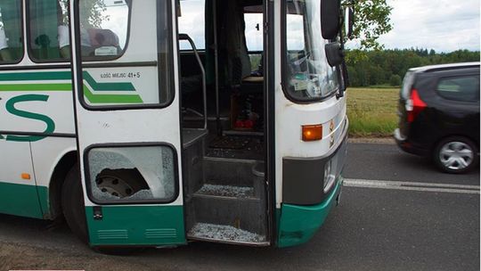 Efekty wyprzedzania - kolizja z udziałem autobusu